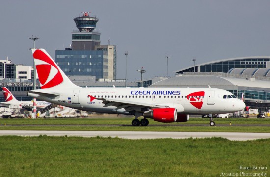 Airbus A319-112, OK-MEL, Czech Airlines ČSA