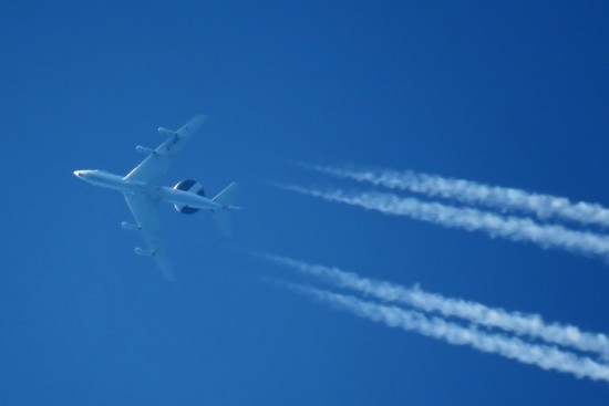 Boeing E-3A Sentry AWACS nad Kyjovem