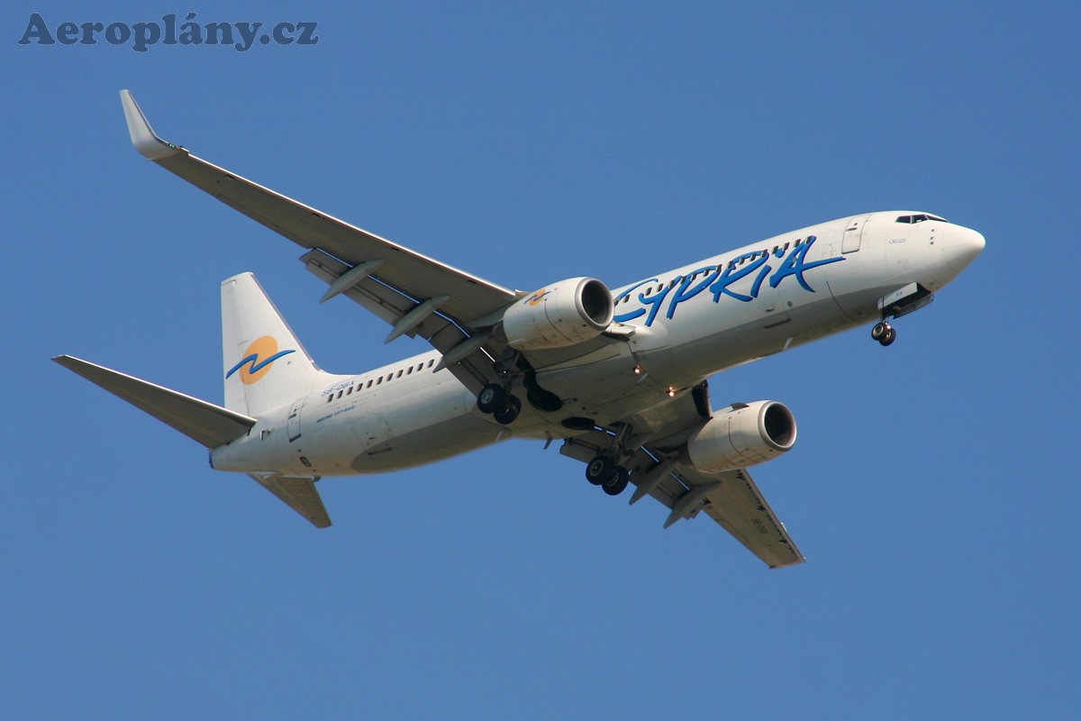 Boeing 737-8Q8 - 5B-DBX