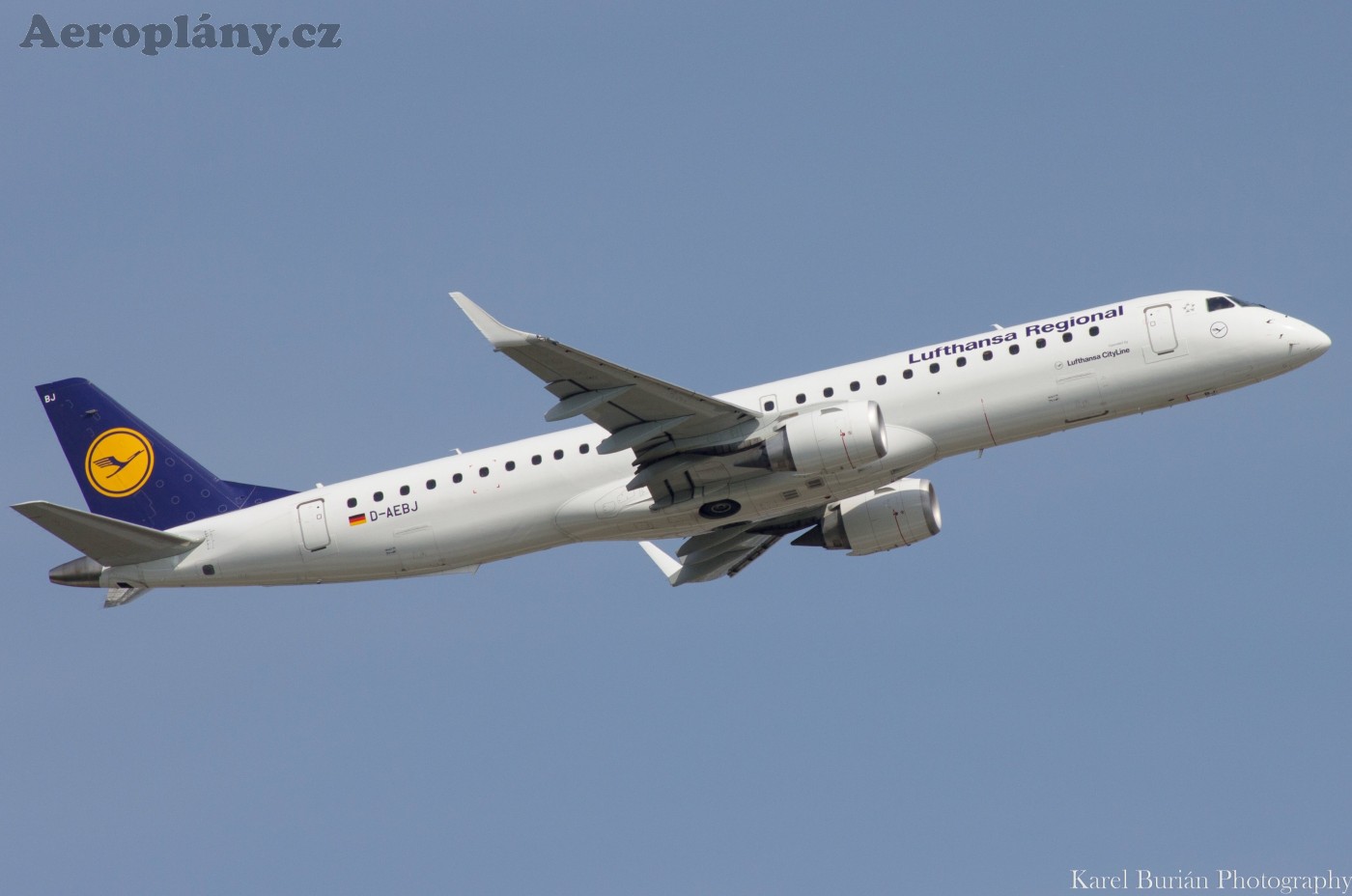 Embraer ERJ190-200LR, D-AEBJ, Lufthansa CityLine