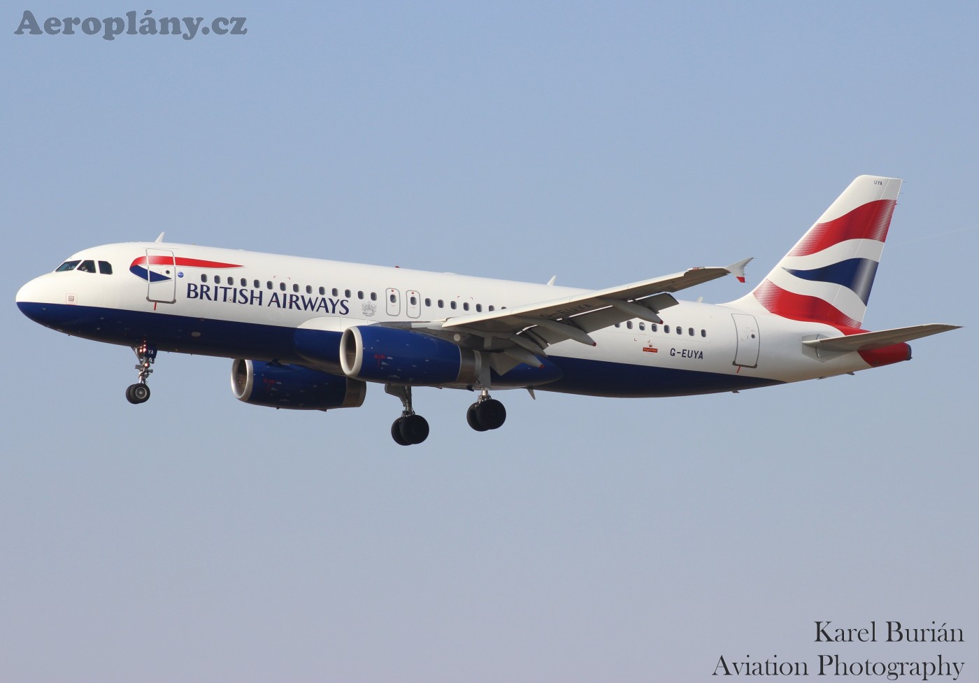 Airbus A320-232, G-EUYA, British Airways