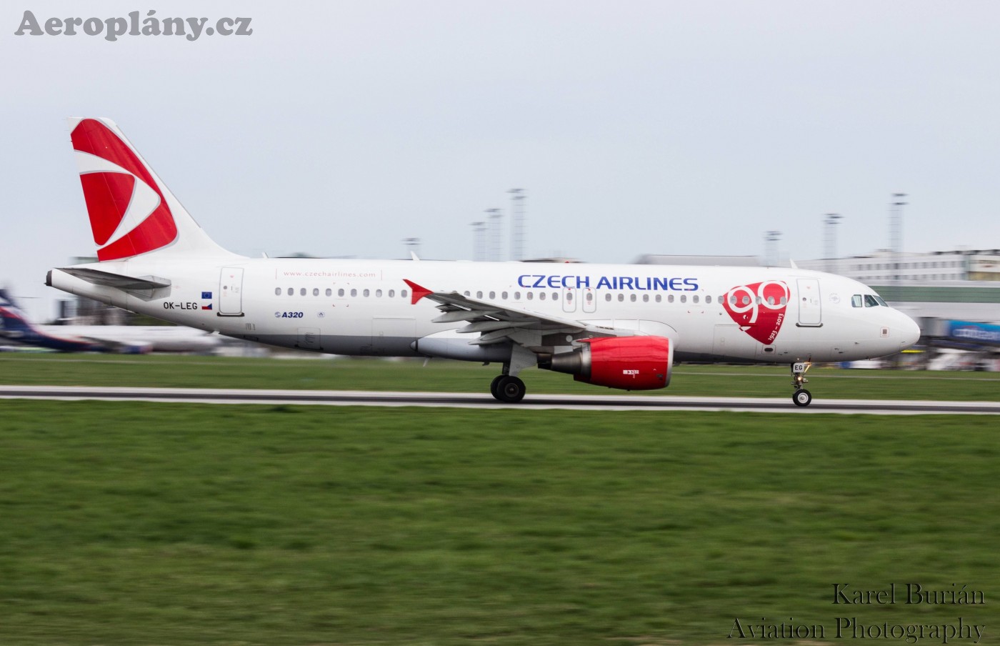 Airbus A320-214, OK-LEG, Czech Airlines ČSA