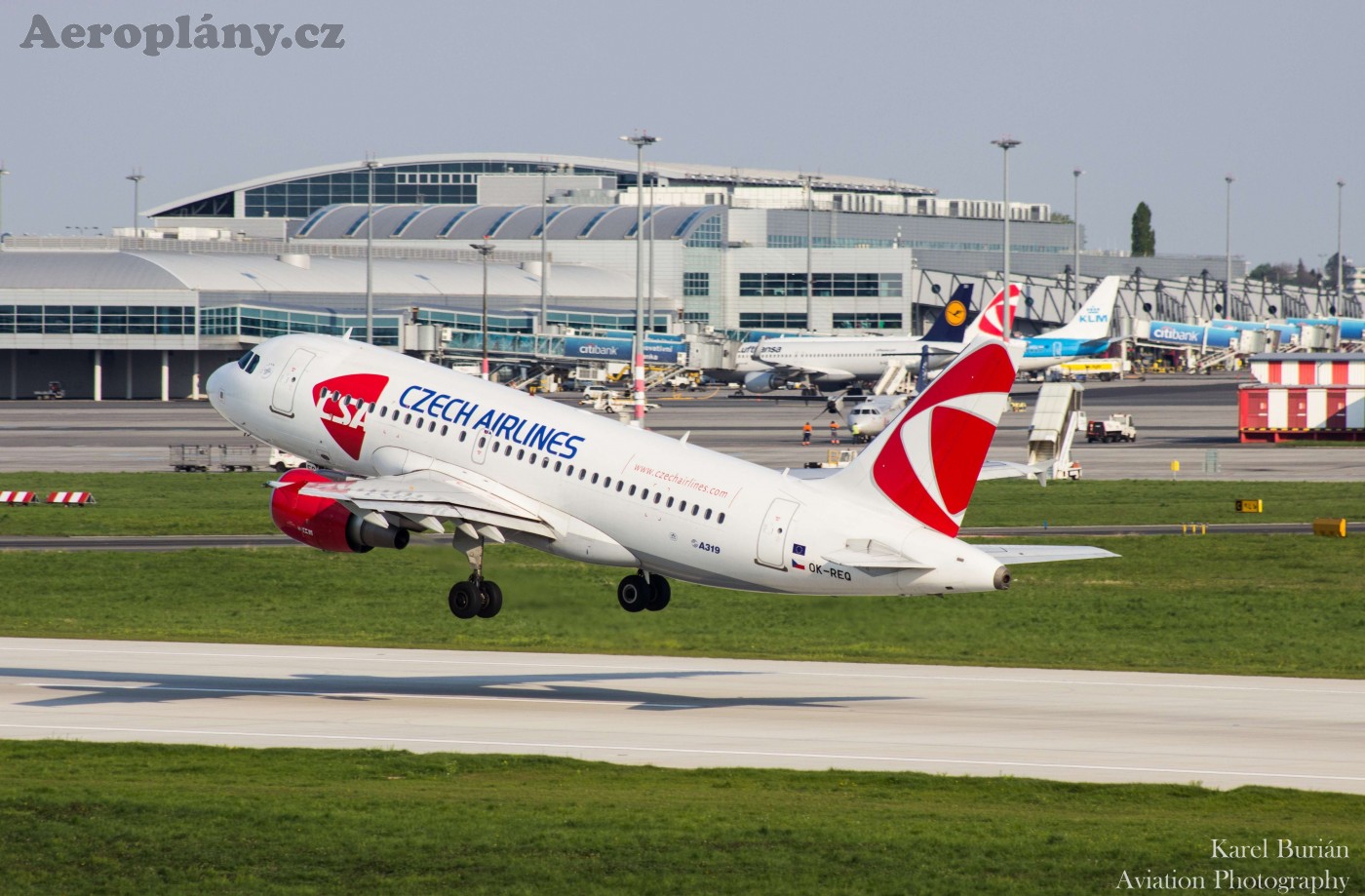 Airbus A319-112, OK-REQ, Czech Airlines ČSA