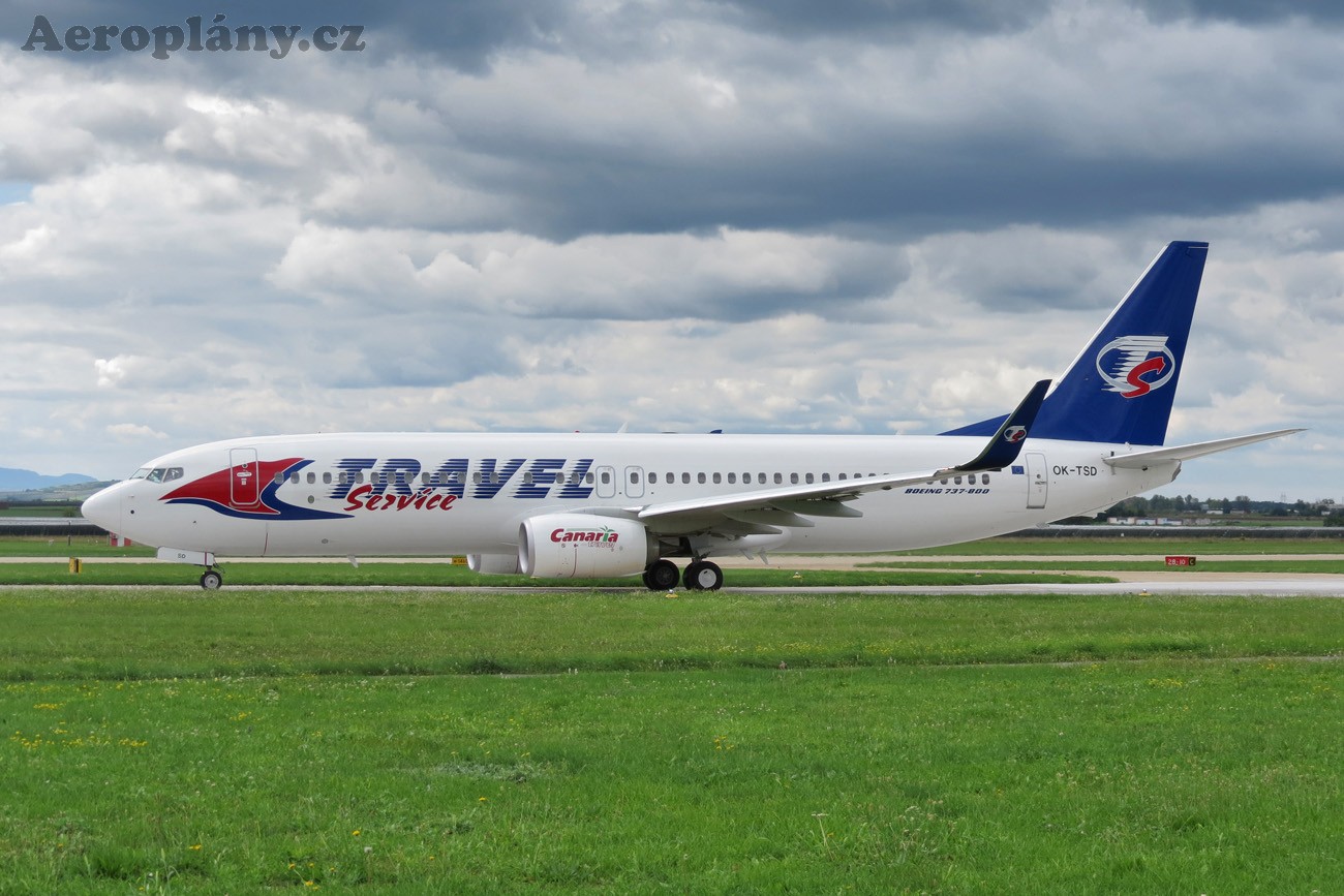 Boeing 737-8Q8 - OK-TSD