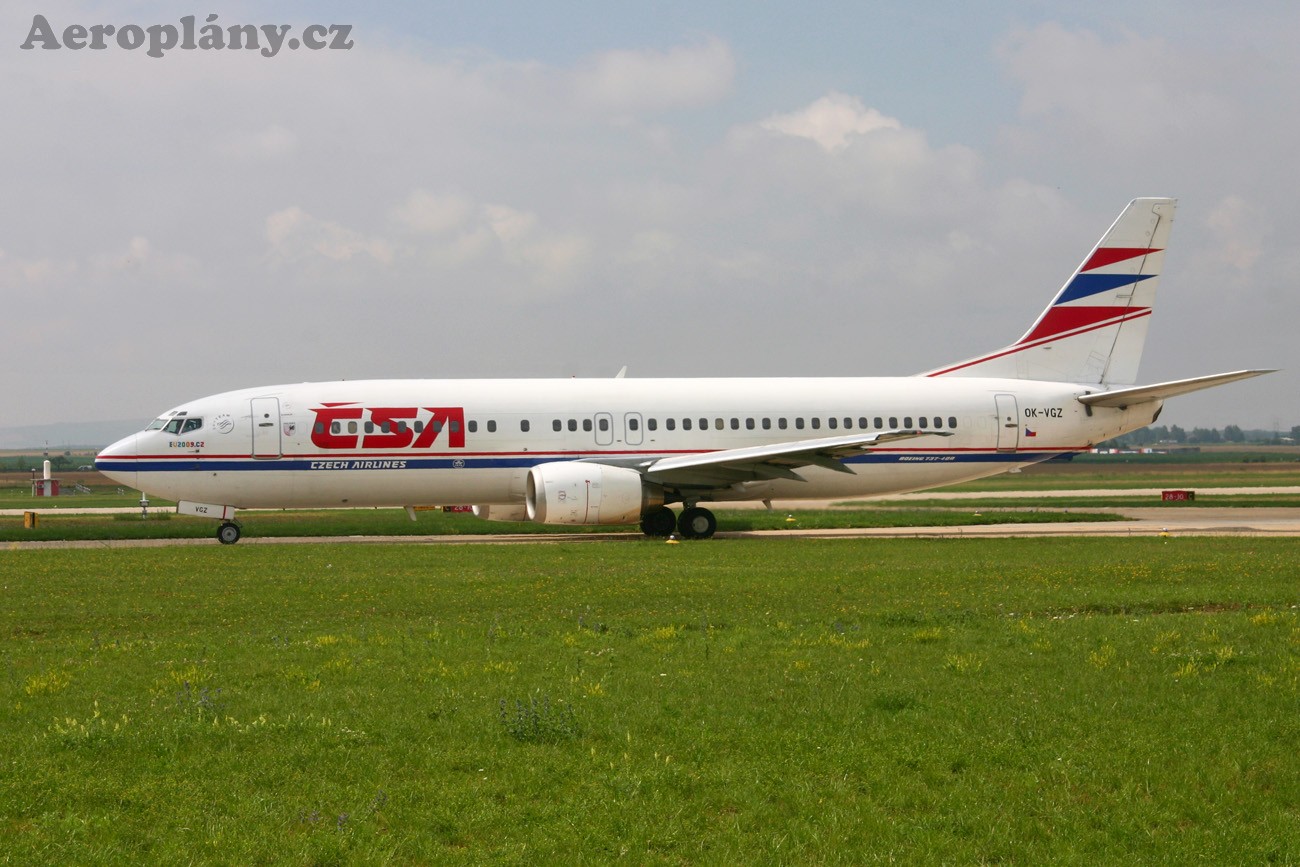Boeing 737-4K5 - OK-VGZ